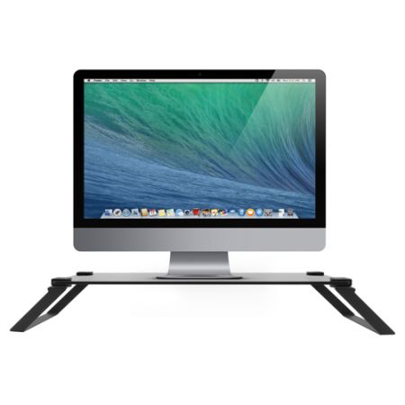 Support en verre trempé pour iMac, moniteurs de bureau et ordinateurs portables
