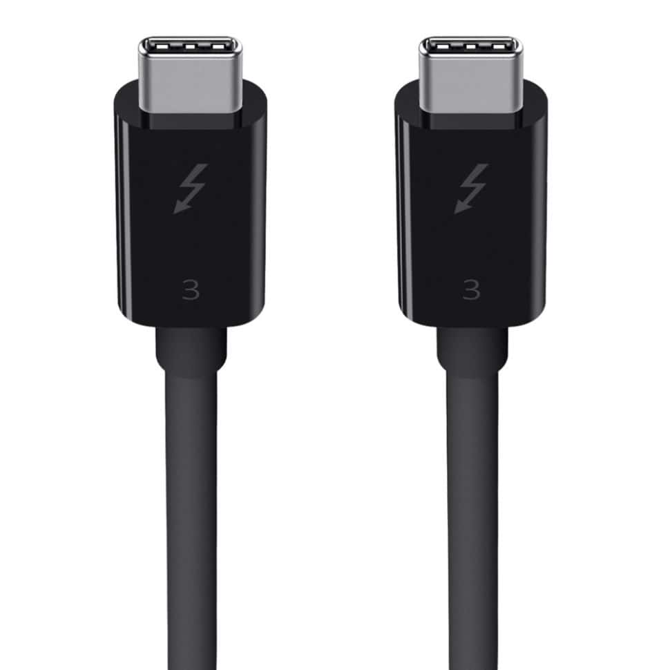 Câble USB-C vers USB-C, 20 Gbps, noir