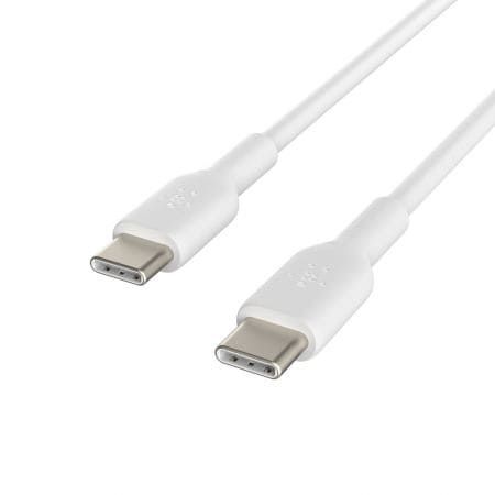 Câble USB-C / USB-C 1M blanc / noir