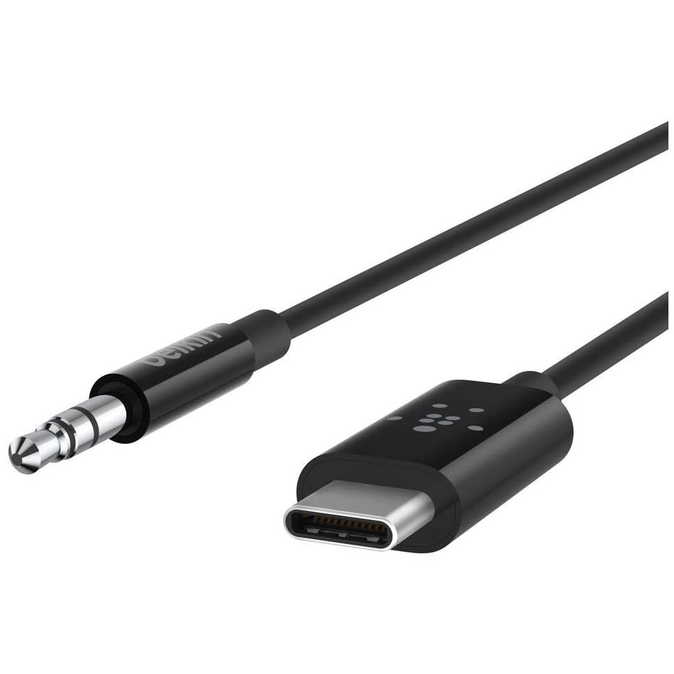 Câble USB-C vers jack 3,5mm - 0,9 m noir