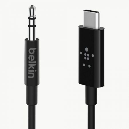 Câble USB-C vers jack 3,5mm - 0,9 m noir