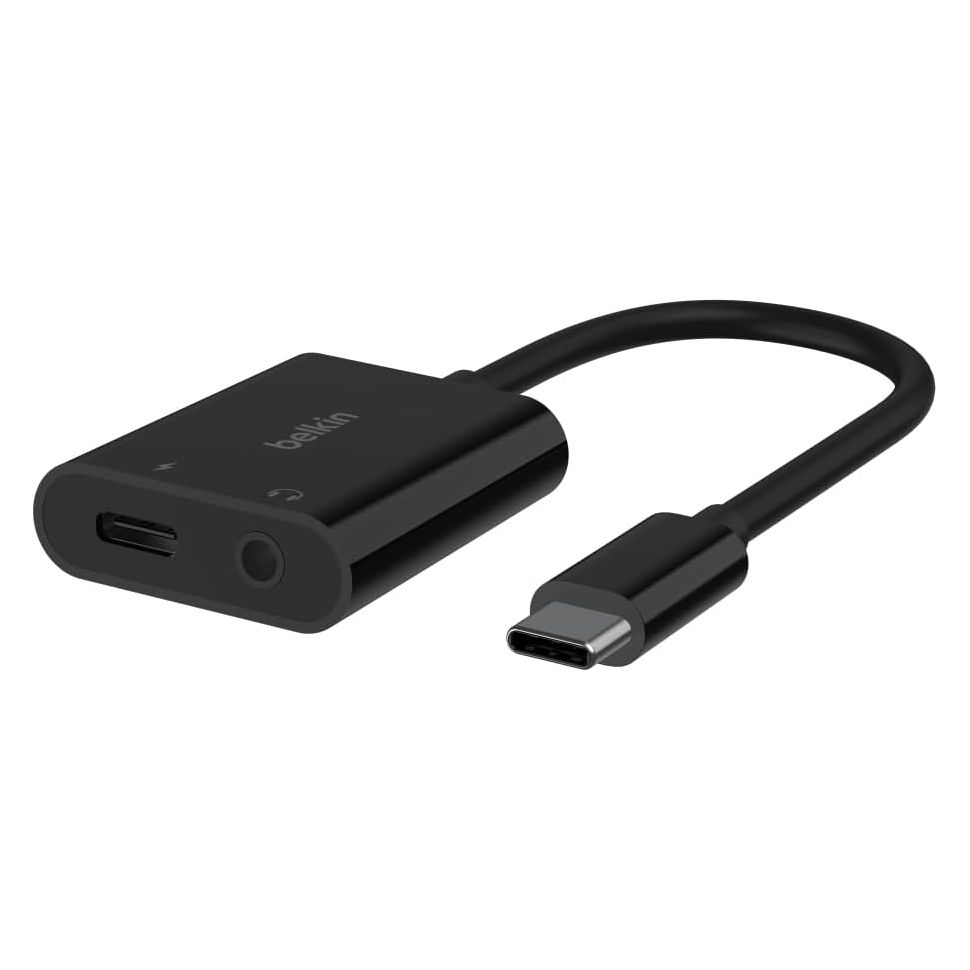 Adaptateur USB-C audio 3.5 mm + USB-C charge