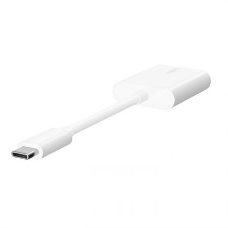 Adaptateur USB-C vers 2 x USB-C blanc