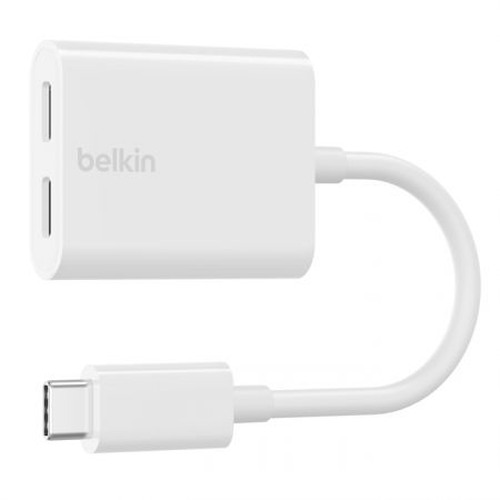 Adaptateur USB-C vers 2 x USB-C blanc