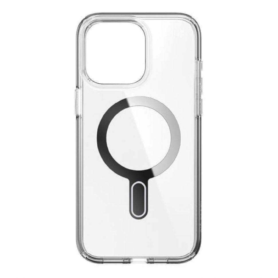 Presidio Click-Lock iPhone 15 Pro Max Clear/Silver